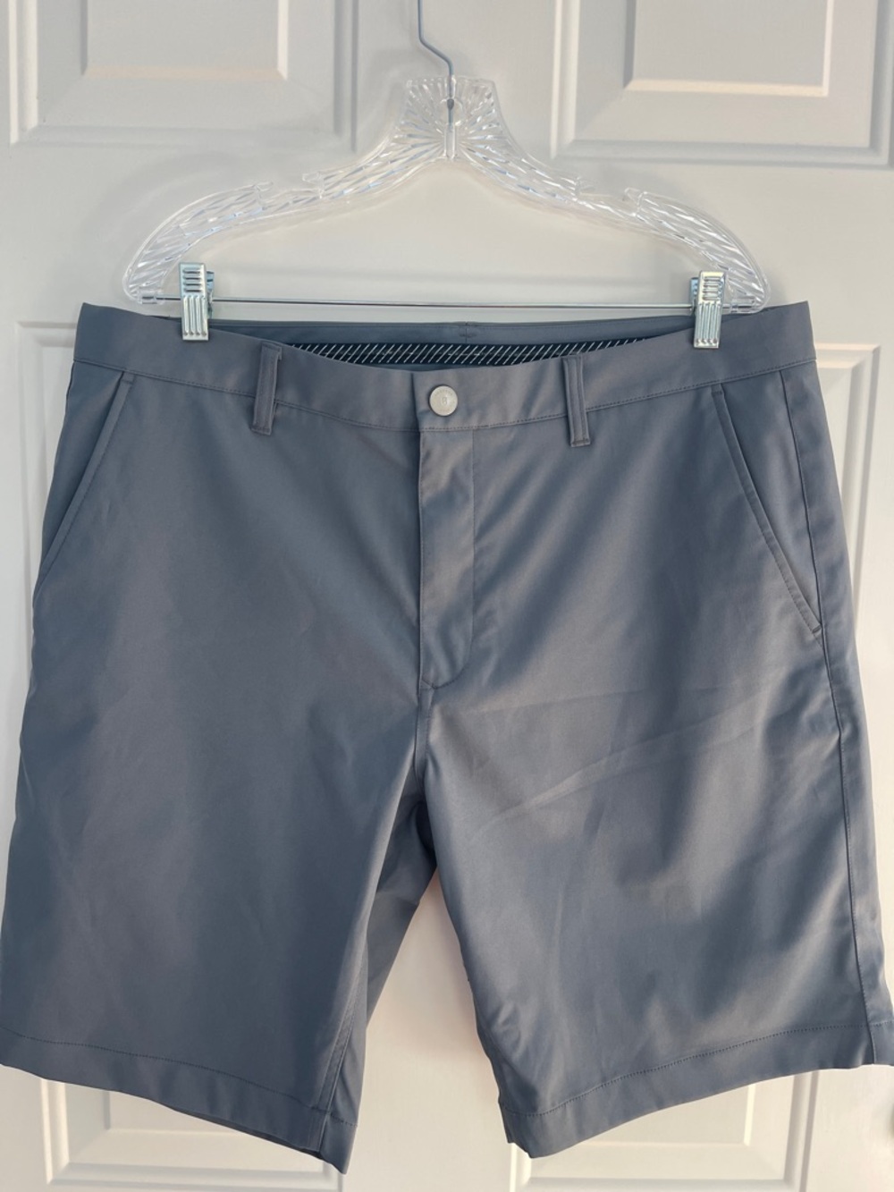 Bonobos Slate Gray Flat-Front Stretch Shorts